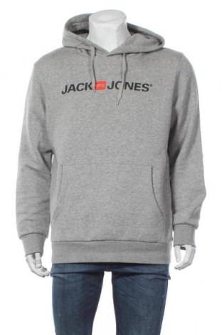 Мъжки суичър Jack & Jones, Размер XL, Цвят Сив, 70% памук, 30% полиестер, Цена 28,16 лв.