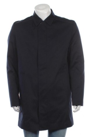 Ανδρικά παλτό Hugo Boss, Μέγεθος L, Χρώμα Μπλέ, 65% πολυεστέρας, 35% βαμβάκι, Τιμή 159,82 €