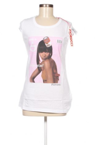 Дамска блуза Fiorucci X Naomi Campbell, Размер S, Цвят Бял, Цена 23,00 лв.