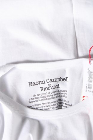 Дамска блуза Fiorucci X Naomi Campbell, Размер S, Цвят Бял, Цена 25,30 лв.