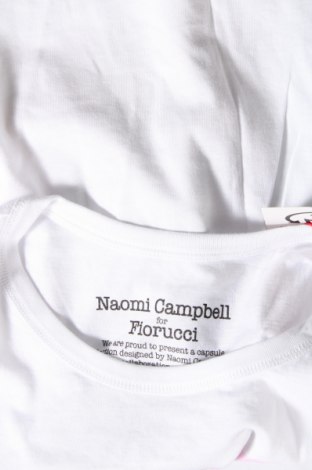 Дамска блуза Fiorucci X Naomi Campbell, Размер XS, Цвят Бял, Цена 25,30 лв.