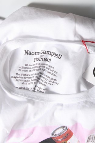 Дамска блуза Fiorucci X Naomi Campbell, Размер M, Цвят Бял, Цена 23,00 лв.