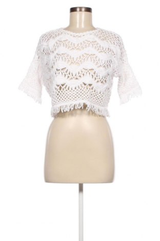 Γυναικείο πουλόβερ Frogbox, Μέγεθος M, Χρώμα Λευκό, Τιμή 35,50 €