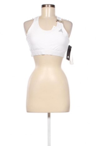 Γυναίκειο αθλητικό τοπ Adidas, Μέγεθος L, Χρώμα Λευκό, Τιμή 11,91 €