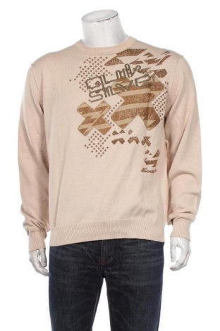 Мъжки пуловер Quiksilver, Размер XL, Цвят Бежов, Цена 27,20 лв.