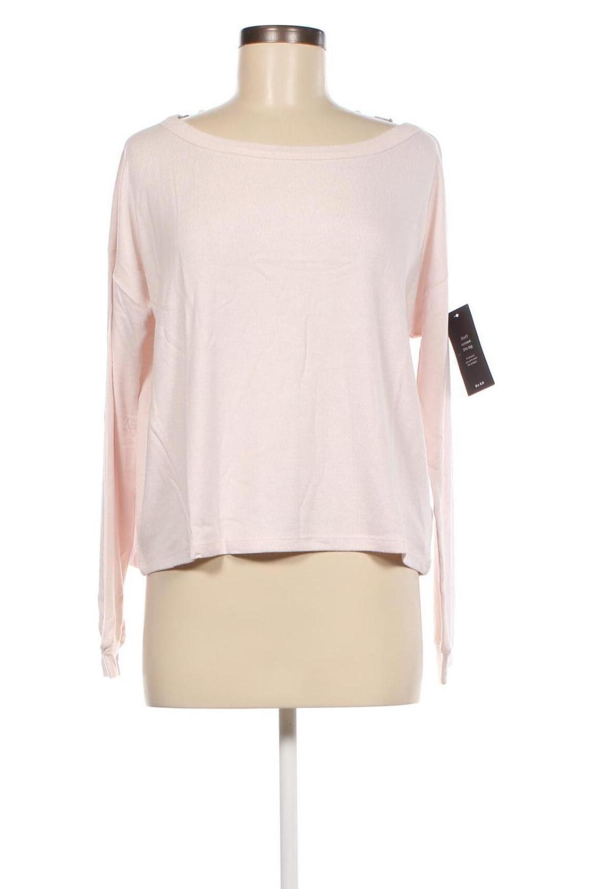 Дамска блуза NA-KD, Размер XL, Цвят Розов, Цена 20,88 лв.