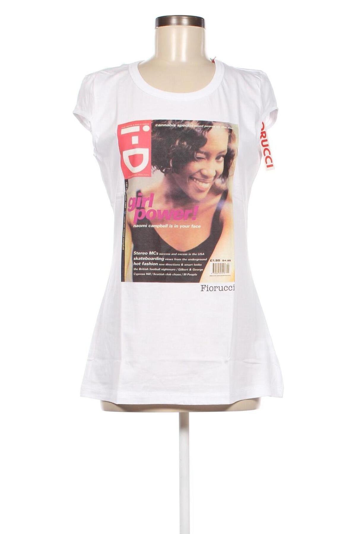 Дамска тениска Fiorucci, Размер L, Цвят Бял, Цена 13,20 лв.