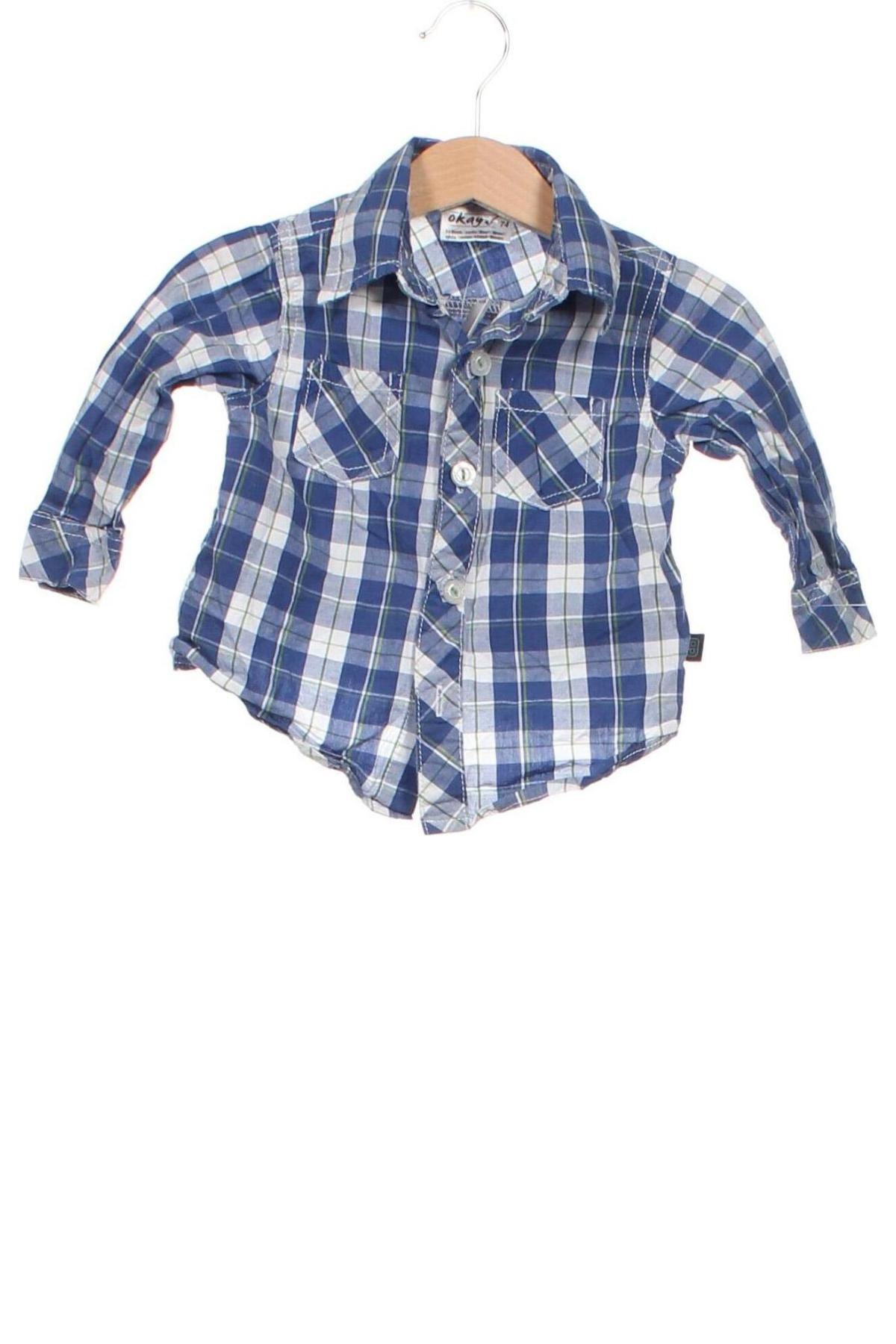 Παιδικό πουκάμισο Okay, Μέγεθος 6-9m/ 68-74 εκ., Χρώμα Πολύχρωμο, Τιμή 2,38 €