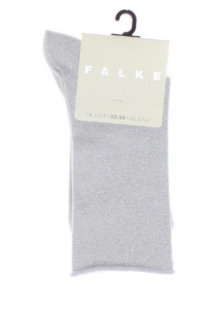 Чорапи Falke, Размер S, Цвят Сребрист, Цена 15,25 лв.