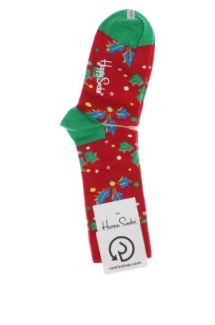 Чорапи Happy Socks, Размер S, Цвят Червен, Цена 24,07 лв.
