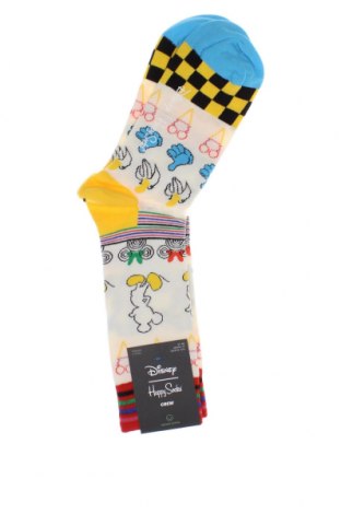 Κάλτσες Happy Socks, Μέγεθος L, Χρώμα Εκρού, Τιμή 11,81 €