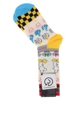 Strümpfe Happy Socks, Größe L, Farbe Ecru, Preis € 14,95