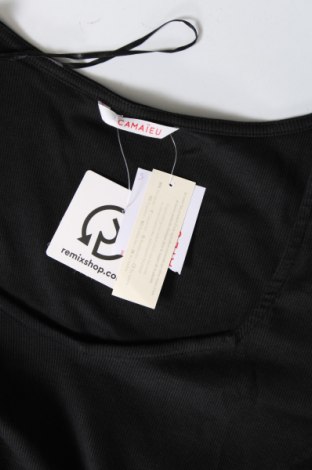 Γυναικεία μπλούζα-Κορμάκι Camaieu, Μέγεθος L, Χρώμα Μαύρο, Τιμή 6,39 €