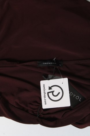 Дамска блуза - боди Trendyol, Размер XL, Цвят Кафяв, Цена 31,57 лв.