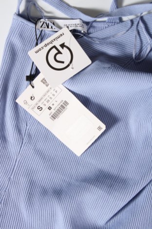 Дамска блуза - боди Zara, Размер S, Цвят Син, Цена 24,00 лв.