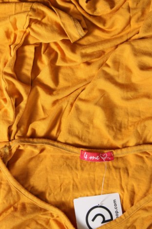 Γυναικεία μπλούζα 4me, Μέγεθος L, Χρώμα Κίτρινο, Τιμή 3,89 €
