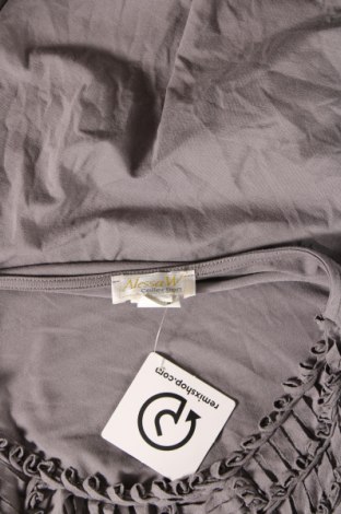Γυναικεία μπλούζα ALESSA W., Μέγεθος XL, Χρώμα Γκρί, Τιμή 11,75 €