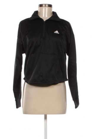Γυναικεία μπλούζα Adidas, Μέγεθος XS, Χρώμα Μαύρο, Τιμή 17,86 €