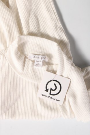 Γυναικεία μπλούζα Amisu, Μέγεθος XL, Χρώμα Λευκό, Τιμή 7,05 €