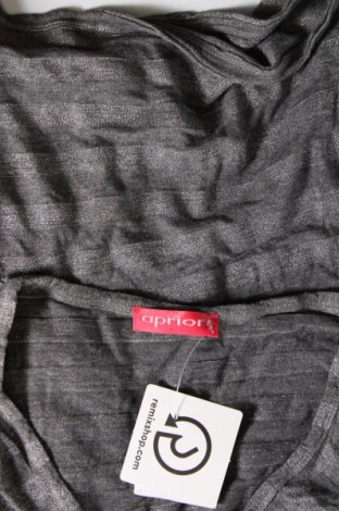 Γυναικεία μπλούζα Apriori, Μέγεθος L, Χρώμα Γκρί, Τιμή 5,10 €