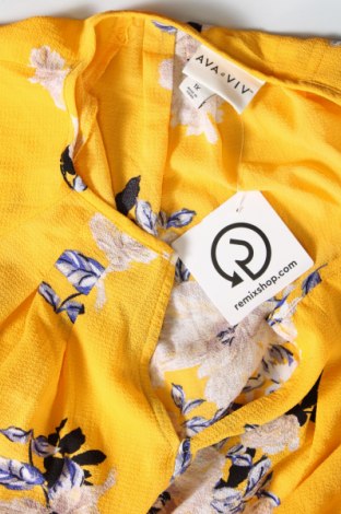 Γυναικεία μπλούζα Ava & Viv, Μέγεθος XL, Χρώμα Κίτρινο, Τιμή 9,72 €