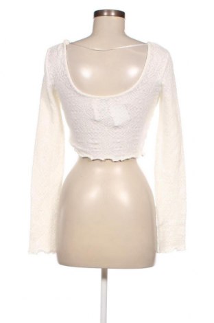Γυναικεία μπλούζα Bershka, Μέγεθος S, Χρώμα Εκρού, Τιμή 5,59 €