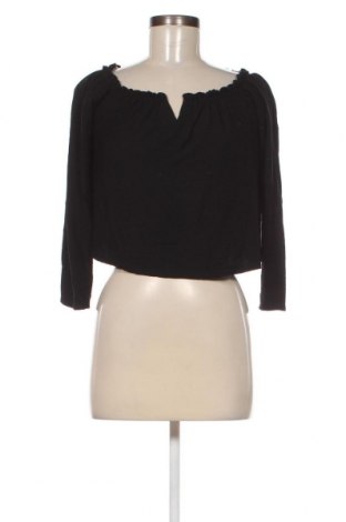 Γυναικεία μπλούζα Bershka, Μέγεθος S, Χρώμα Μαύρο, Τιμή 1,60 €