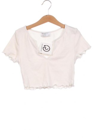 Damen Shirt Bershka, Größe XS, Farbe Ecru, Preis 4,63 €