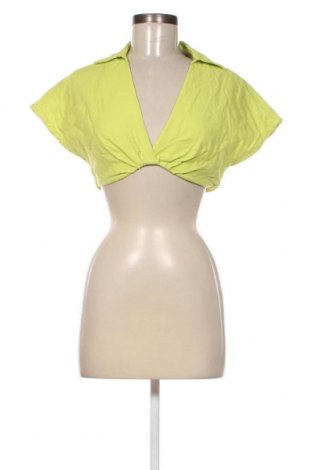 Damen Shirt Bershka, Größe S, Farbe Grün, Preis 5,54 €