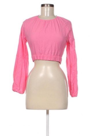 Дамска блуза Bershka, Размер S, Цвят Розов, Цена 11,40 лв.