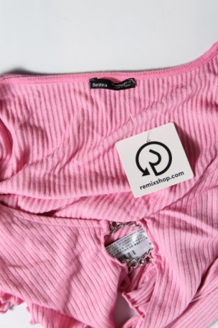 Damen Shirt Bershka, Größe M, Farbe Rosa, Preis 5,40 €