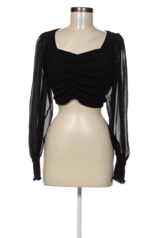 Γυναικεία μπλούζα Bershka, Μέγεθος S, Χρώμα Μαύρο, Τιμή 10,00 €