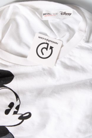 Damen Shirt Bershka, Größe S, Farbe Weiß, Preis 9,72 €