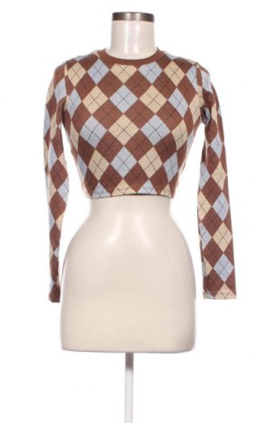 Дамска блуза Bershka, Размер XS, Цвят Многоцветен, Цена 9,50 лв.