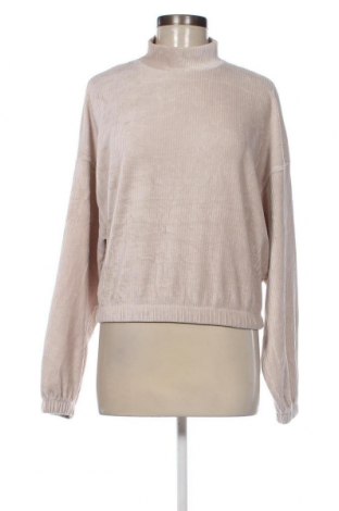 Γυναικεία μπλούζα Bershka, Μέγεθος L, Χρώμα  Μπέζ, Τιμή 11,75 €