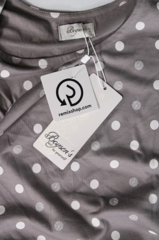 Дамска блуза Boysen's, Размер S, Цвят Сив, Цена 31,00 лв.