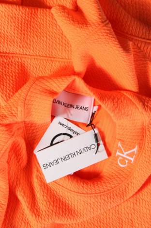 Γυναικεία μπλούζα Calvin Klein Jeans, Μέγεθος S, Χρώμα Πορτοκαλί, Τιμή 38,97 €