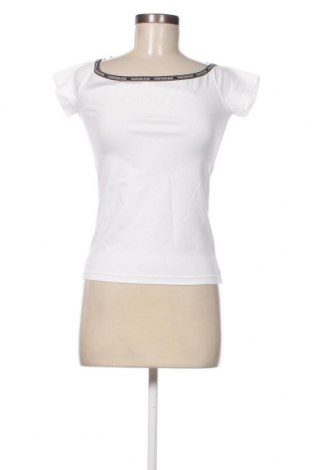 Damen Shirt Calvin Klein Jeans, Größe L, Farbe Weiß, Preis 19,01 €
