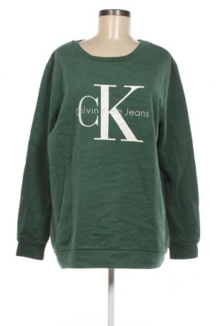 Γυναικεία μπλούζα Calvin Klein Jeans, Μέγεθος XL, Χρώμα Πράσινο, Τιμή 38,35 €
