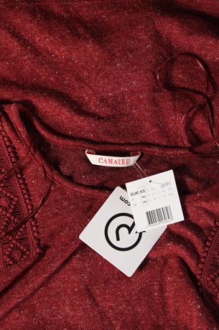 Дамска блуза Camaieu, Размер XS, Цвят Червен, Цена 31,00 лв.