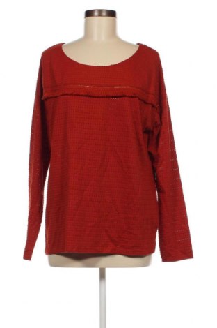 Γυναικεία μπλούζα Camaieu, Μέγεθος XL, Χρώμα Πορτοκαλί, Τιμή 9,11 €
