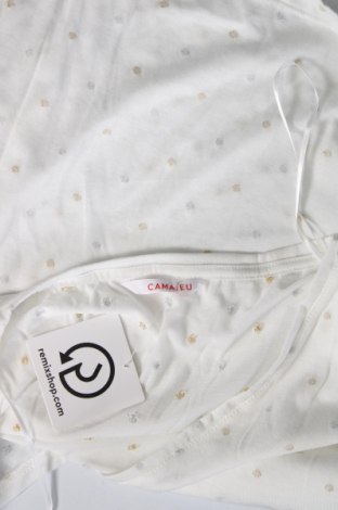 Γυναικεία μπλούζα Camaieu, Μέγεθος L, Χρώμα Λευκό, Τιμή 5,43 €