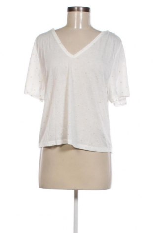 Γυναικεία μπλούζα Camaieu, Μέγεθος L, Χρώμα Λευκό, Τιμή 5,43 €