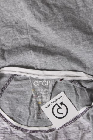 Γυναικεία μπλούζα Cecil, Μέγεθος L, Χρώμα Γκρί, Τιμή 7,36 €