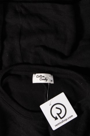 Дамска блуза Cotton Candy, Размер M, Цвят Черен, Цена 6,65 лв.