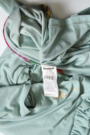 Γυναικεία μπλούζα Desigual, Μέγεθος S, Χρώμα Πράσινο, Τιμή 15,00 €
