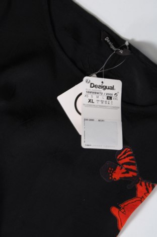 Γυναικεία μπλούζα Desigual, Μέγεθος XL, Χρώμα Μαύρο, Τιμή 55,67 €