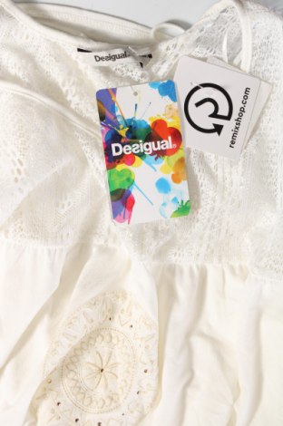 Γυναικεία μπλούζα Desigual, Μέγεθος L, Χρώμα Λευκό, Τιμή 47,32 €