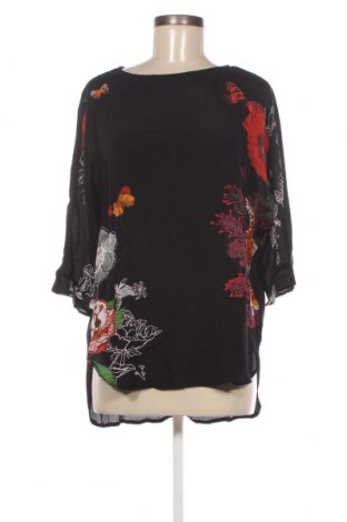 Γυναικεία μπλούζα Desigual, Μέγεθος S, Χρώμα Μαύρο, Τιμή 33,40 €