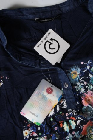Γυναικεία μπλούζα Desigual, Μέγεθος S, Χρώμα Μπλέ, Τιμή 55,67 €